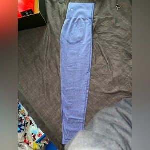 NVGTN contour seamless leggings blue worn once